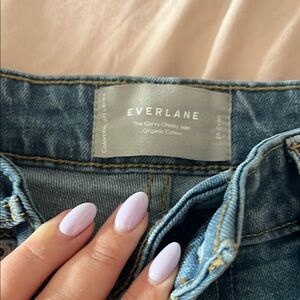 Everlane Blue Jeans Classic Denim Style